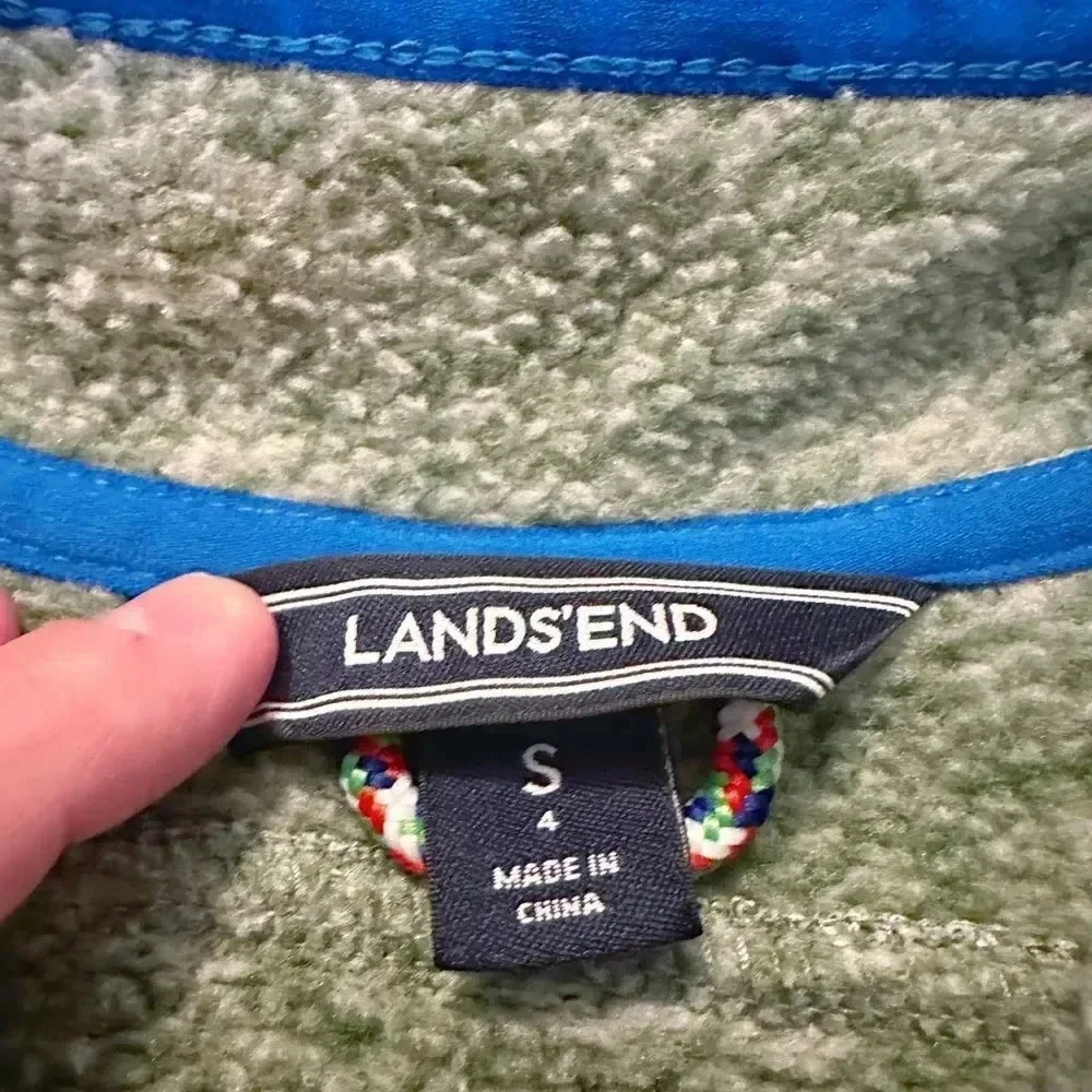 Lands’ End | Toddler Quarter Zip Fleece Pullover (S/4)